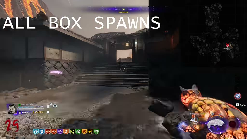 Box spawn - flower garden side