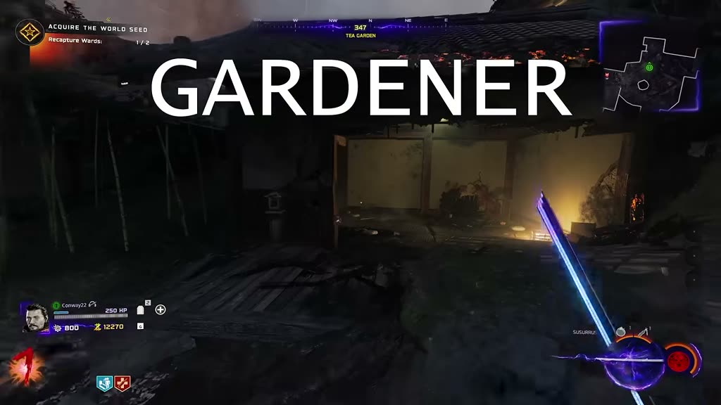 Bucket spawn in the tea garden