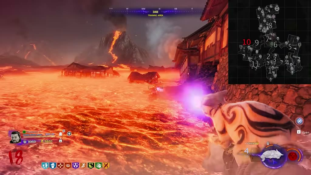 Lantern 10 - Training Area lava side