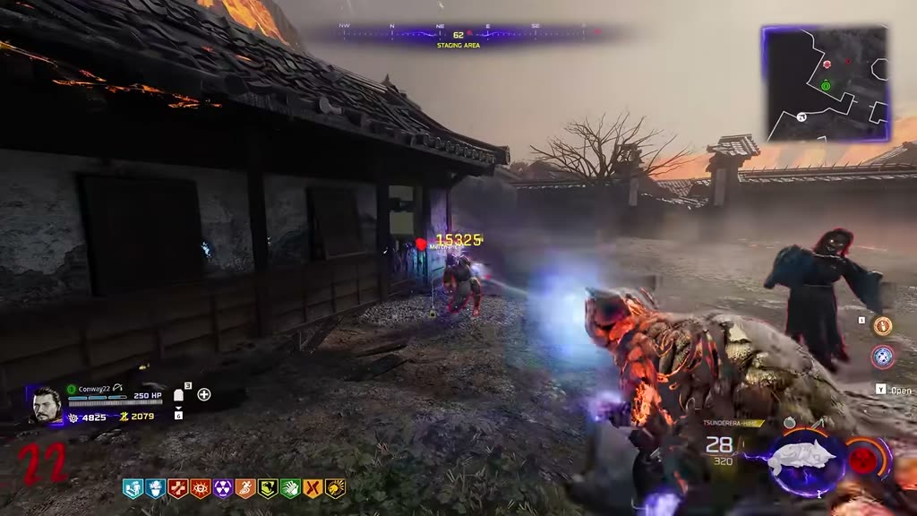 The merchant zombie climbing out of the window